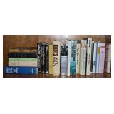 Shelf lot of Books