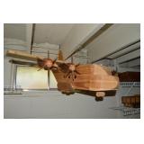 Melvin Beavers Handcrafted Wood AC 130 Gunship
