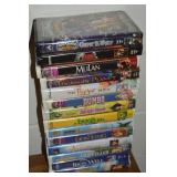 Lot of Vtg VHS Kids/Family Movies w/ Power Rangers
