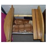 Box of Melvin Beavers Handcrafted Wood Shelves