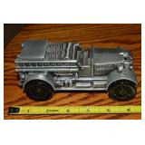 1974 Banthrico Fire Engine Metal Still Bank