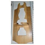 Melvin Beavers Handcrafted Wood Oil Lamp Wall