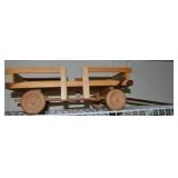 Melvin Beavers Handcrafted Wood Farm Wagon