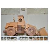 Melvin Beavers Handcrafted Wood Bucket Loader