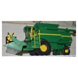 Melvin Beavers Handcrafted Wood John Deere Combine