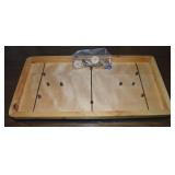 Handmade Penny Hockey Tabletop Game
