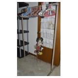 Handmade 1 3/8' diam Pipe Clothing Rack 45w