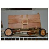 Melvin Beavers Handcrafted Wood Farm Wagon