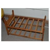 Vintage Handcrafted Wooden Doll Bunk Bed