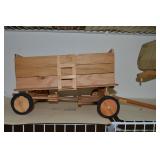 Melvin Beavers Handcrafted Wood Farm Wagon
