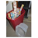 Sterilite Storage Tote for Wrapping Paper