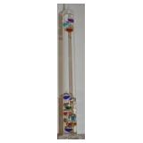 Vtg 21.5" tall Glass Galileo Thermometer
