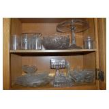 Kitchen Cabinet Contents Lot: Antique EAPG +