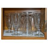 (11) Libbey Rock Sharpe Normandy 6.5"t Glasses