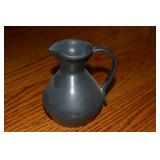 Vtg Van Briggle Art Pottery Dark Grey Sm Pitcher