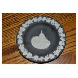 Vtg Wedgwood Brown Jasperware Landmarks