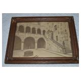 Framed Photgraph of Inner Courtyard Bargello