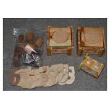 Lot of Melvin Beavers Handcrafted Wood Smalls w/