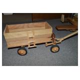 Melvin Beavers Handcrafted Wood Farm Wagon