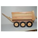 Melvin Beavers Handcrafted Wood Dump Wagon