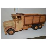 Melvin Beavers Handcrafted Wood Dump Truck 16'
