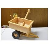 Melvin Beavers Handcrafted Wood Grain Wagon 11'