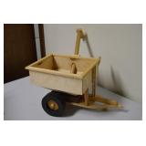 Melvin Beavers Handcrafted Wood Grain Wagon