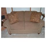 Broyhill Furniture Co Brown Upholstered Love Seat