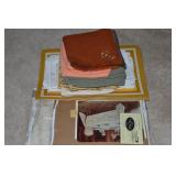 Linens Lot w/ White House Quaker Lace 72" Round