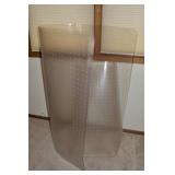 (2) Gorilla Grip-style Office Chair Mats: 59 x 46&