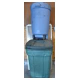 Rubbermaid Contico Waste Bin w/ Lid + 2nd
