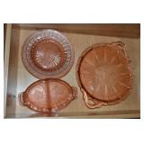 Drawer Contents Lot w/ 7 Pcs of Pink Depression