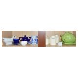 Shelf Contents Lot: Holland Mold Lettuce Dish +
