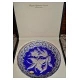 Royal Germania Hand Cut Cobalt to Clear Crystal