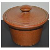 Vtg Walnut Hill Clay Works Pottery Lidded Jar 5t