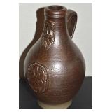 1997 Jamestown VA Art Pottery Bearded Man Whiskey