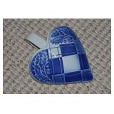Bing & Grondahl Porcelain 9205 Christmas Heart