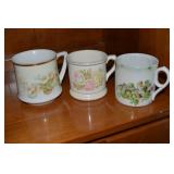 (3) Antique/Vintage Transferware Mugs