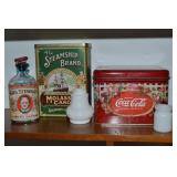 Misc Lot: Steamship Brand Molasses + Coca Cola