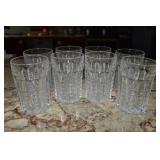 (8) Antique EAPG Glass 4.25' Tall Tumblers
