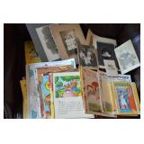 Collection of Antique Photographs, Vtg Books,