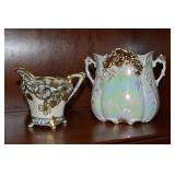 (2) Antique Porcelain Pcs w/ Handpainted Nippon