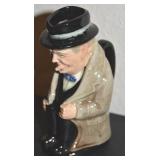 Royal Doulton Porcelain Winston Churchill Toby Mug