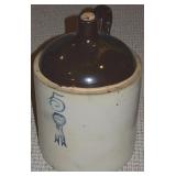 Buckeye Blue Ribbon Pottery Stoneware Crock Jug