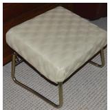 Vtg Pearl-Wick Adjustable Leg Lounger Ottoman