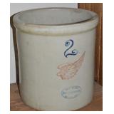Red Wing Union Stoneware 2 Gallon Crock