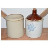 Vtg Western Stoneware Crock Whiskey Jug 1 Gallon+