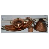 Metalware Lot with Copper & Brass