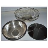 (2) EP/SP Bowls and Mirrored Base
