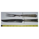 Gorham Sterling SIlver Handled Meat Carving Set